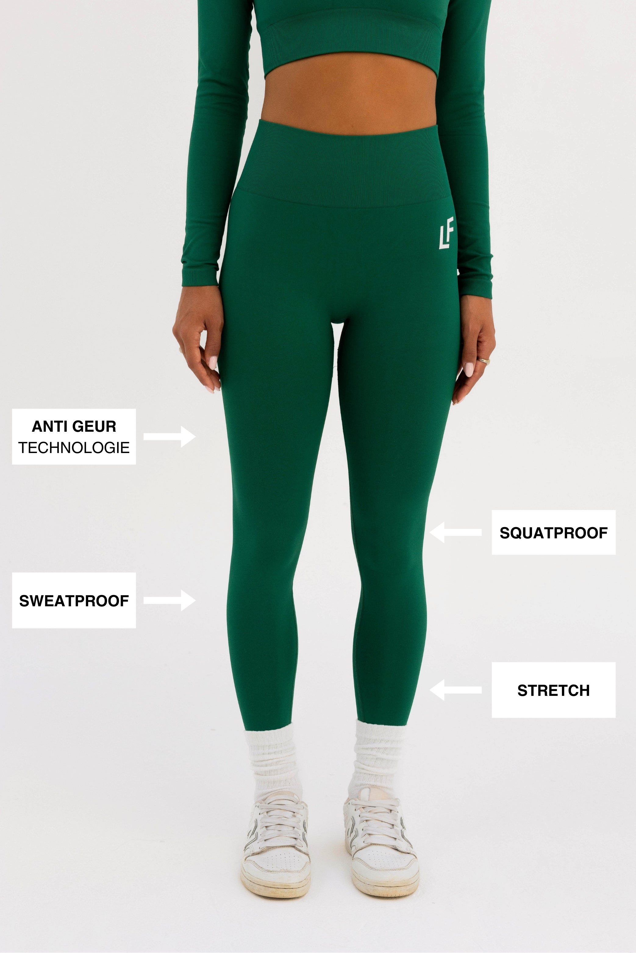 Kion Seamless Leggings Forest Green