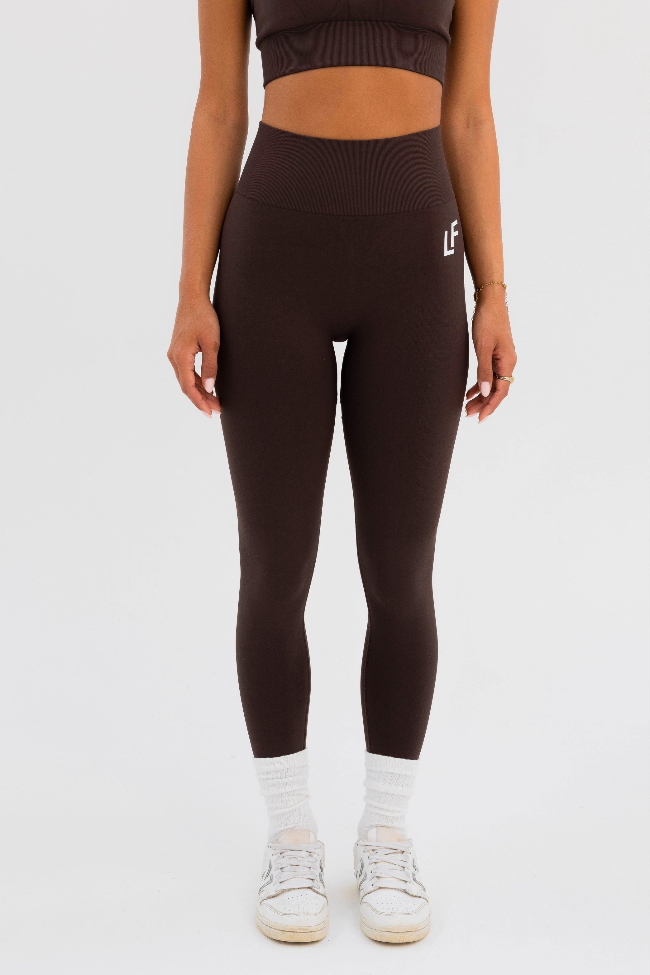 Kion Seamless Leggings Deep Mocca - Lionfit 