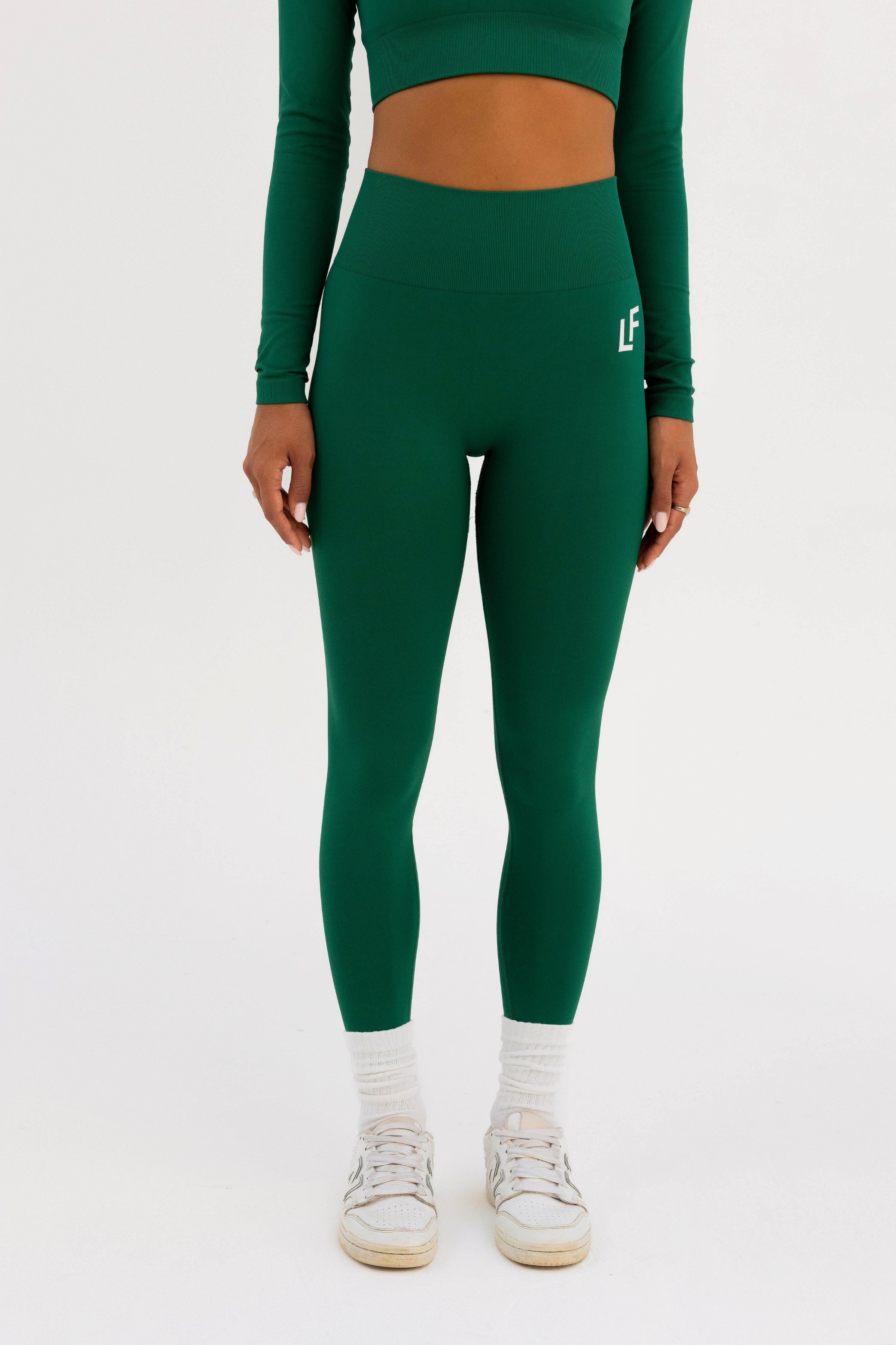 Kion Seamless Leggings Forest Green - Lionfit 