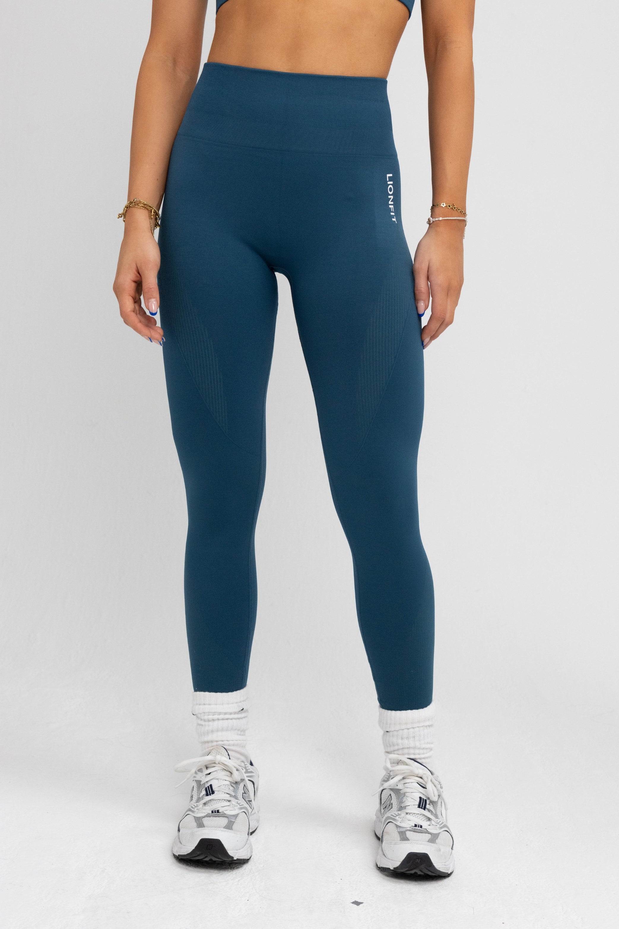 Leo Seamless Leggings Night Blue - Lionfit