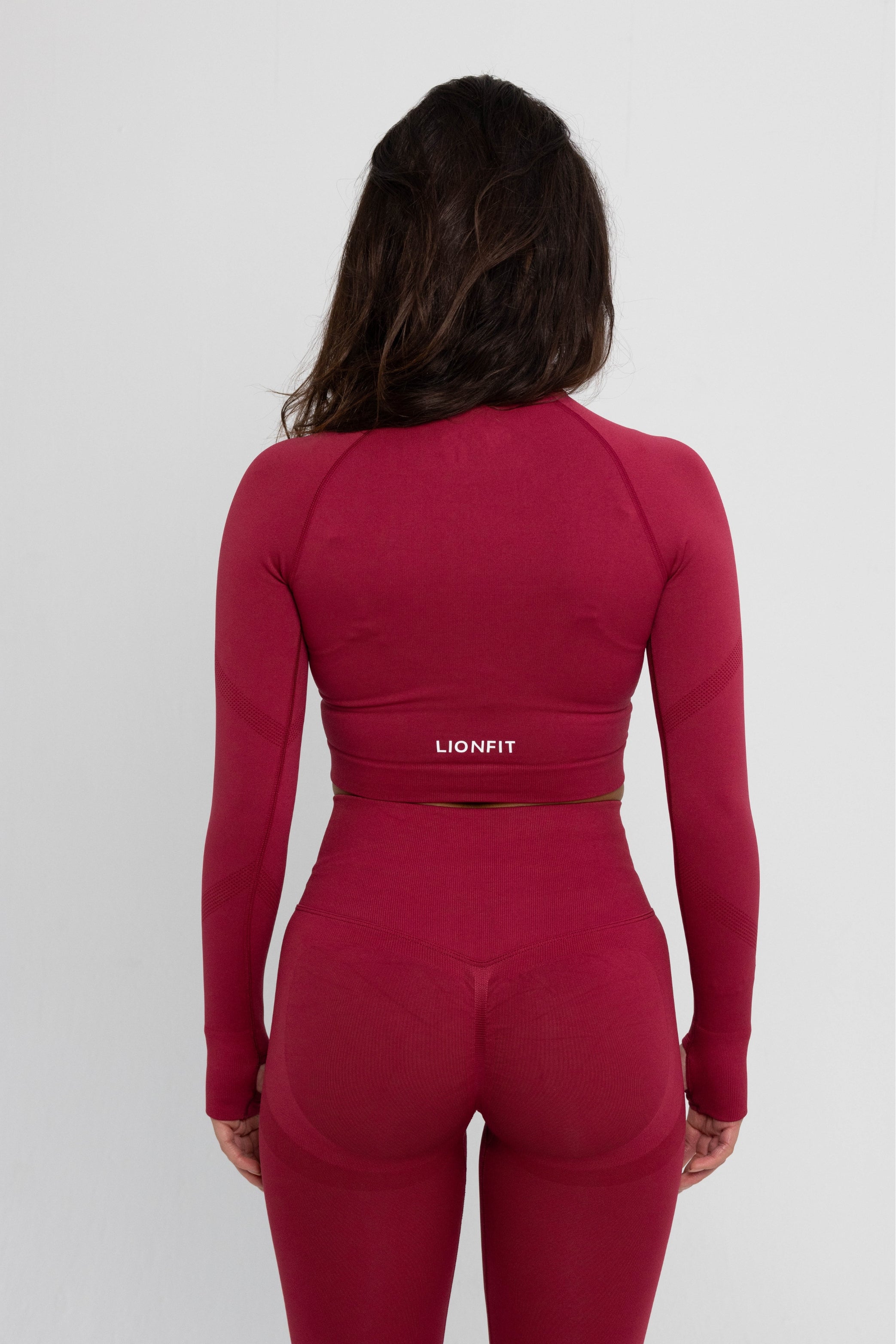 LIONFIT NALA SEAMLESS LONGSLEEVE TOP RED 2