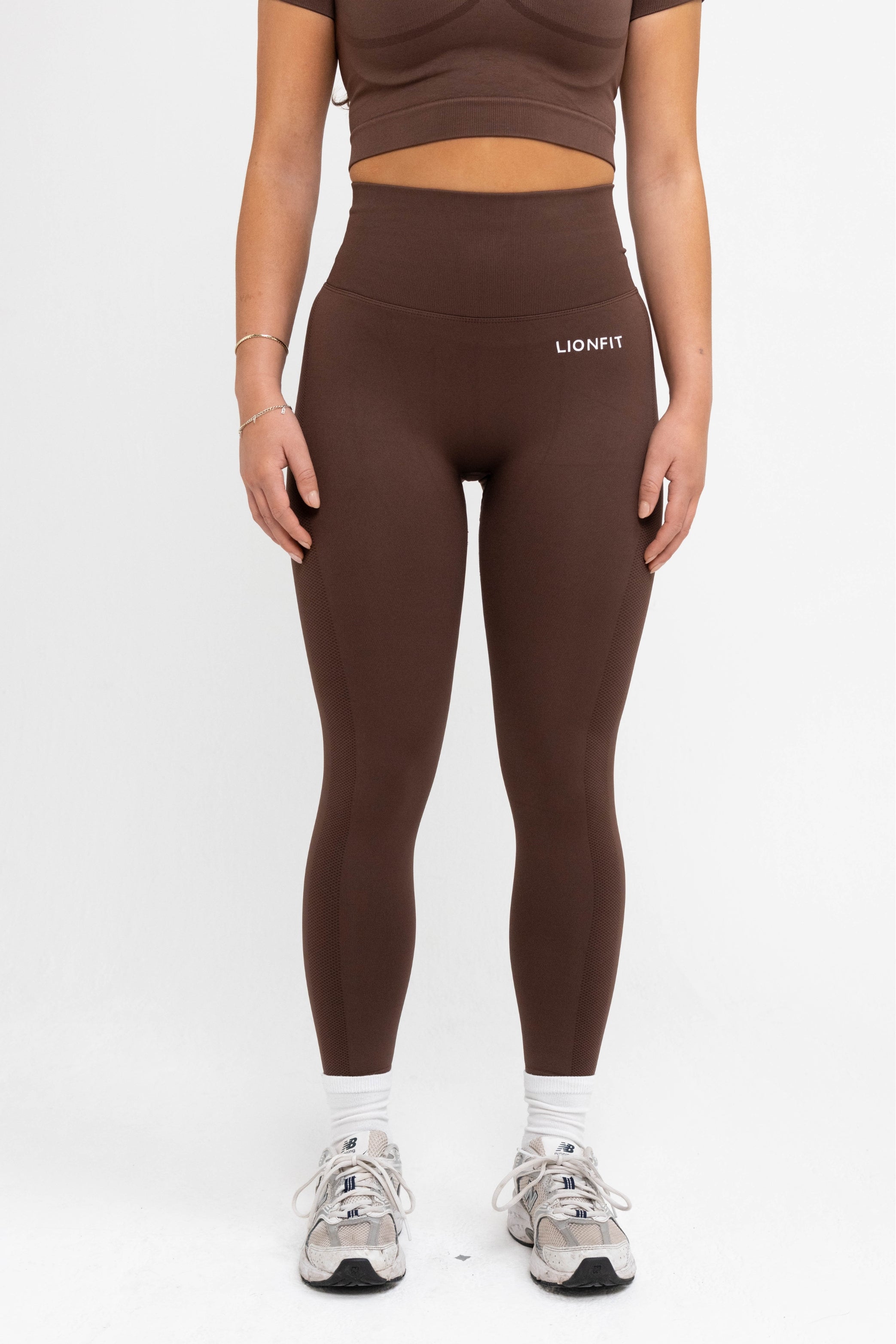 LIONFIT Nala Seamless Leggings Brown 1