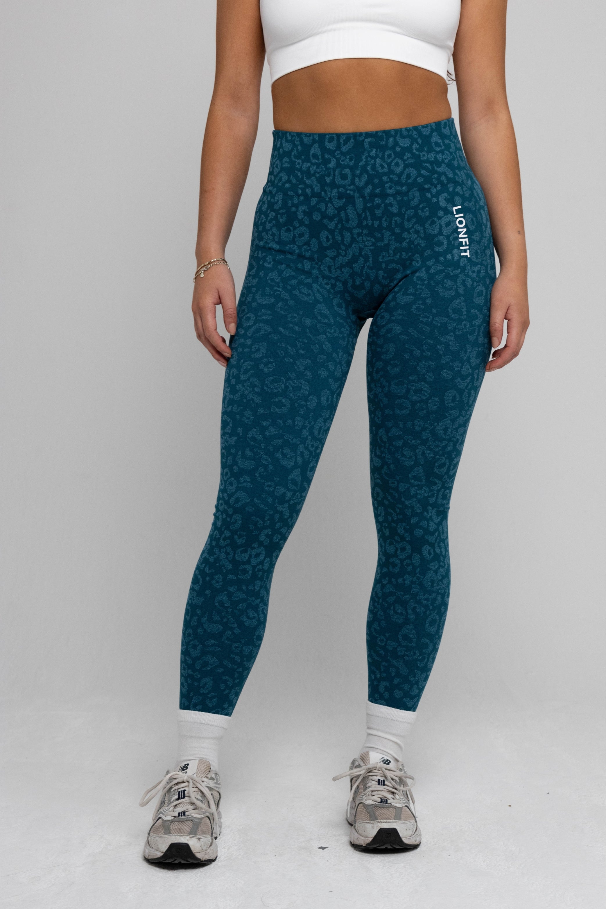 LIONFIT SEAMLESS LEGGINGS BLUE PANTHER 2