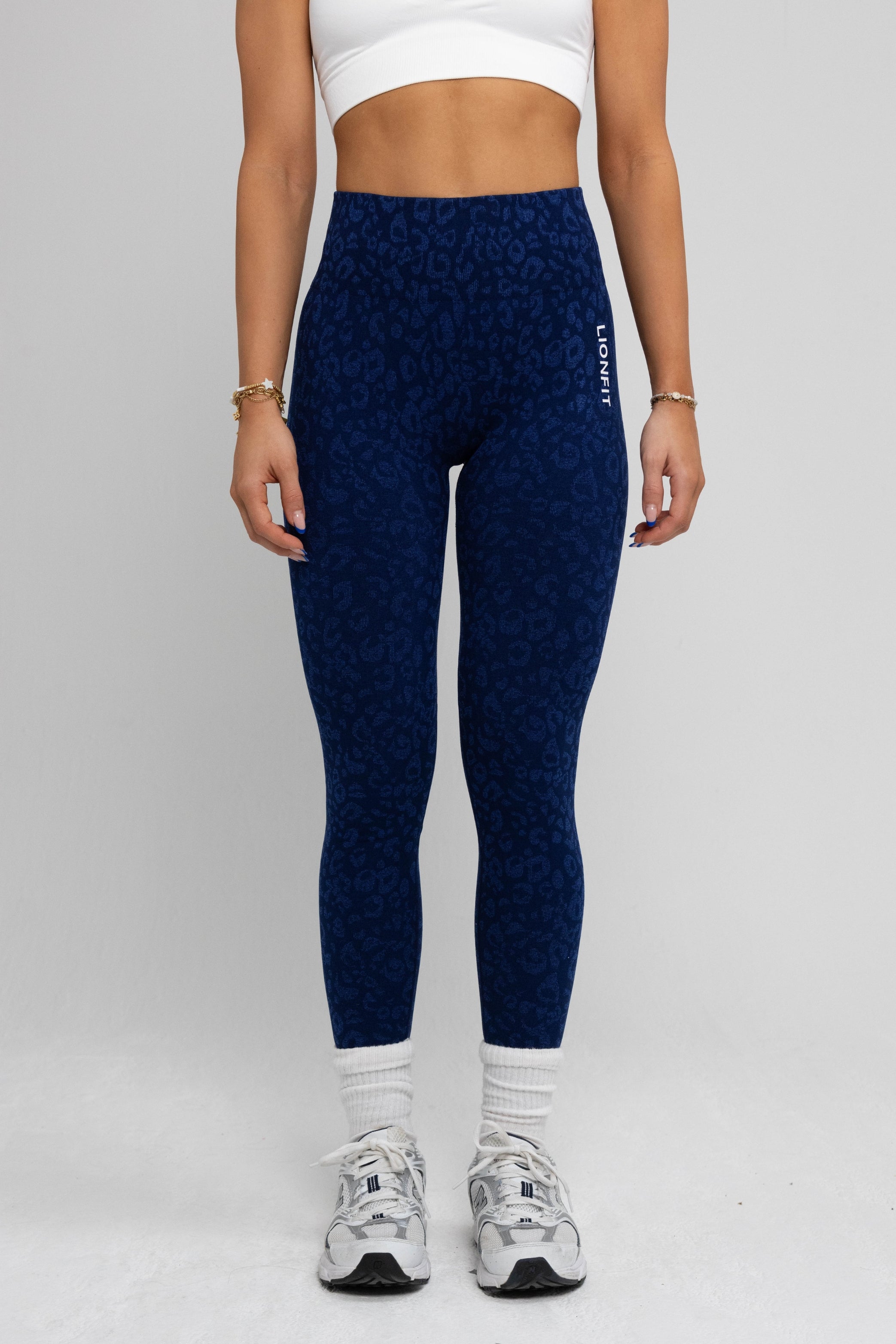 LIONFIT SEAMLESS LEGGINGS DARK BLUE PANTHER 1