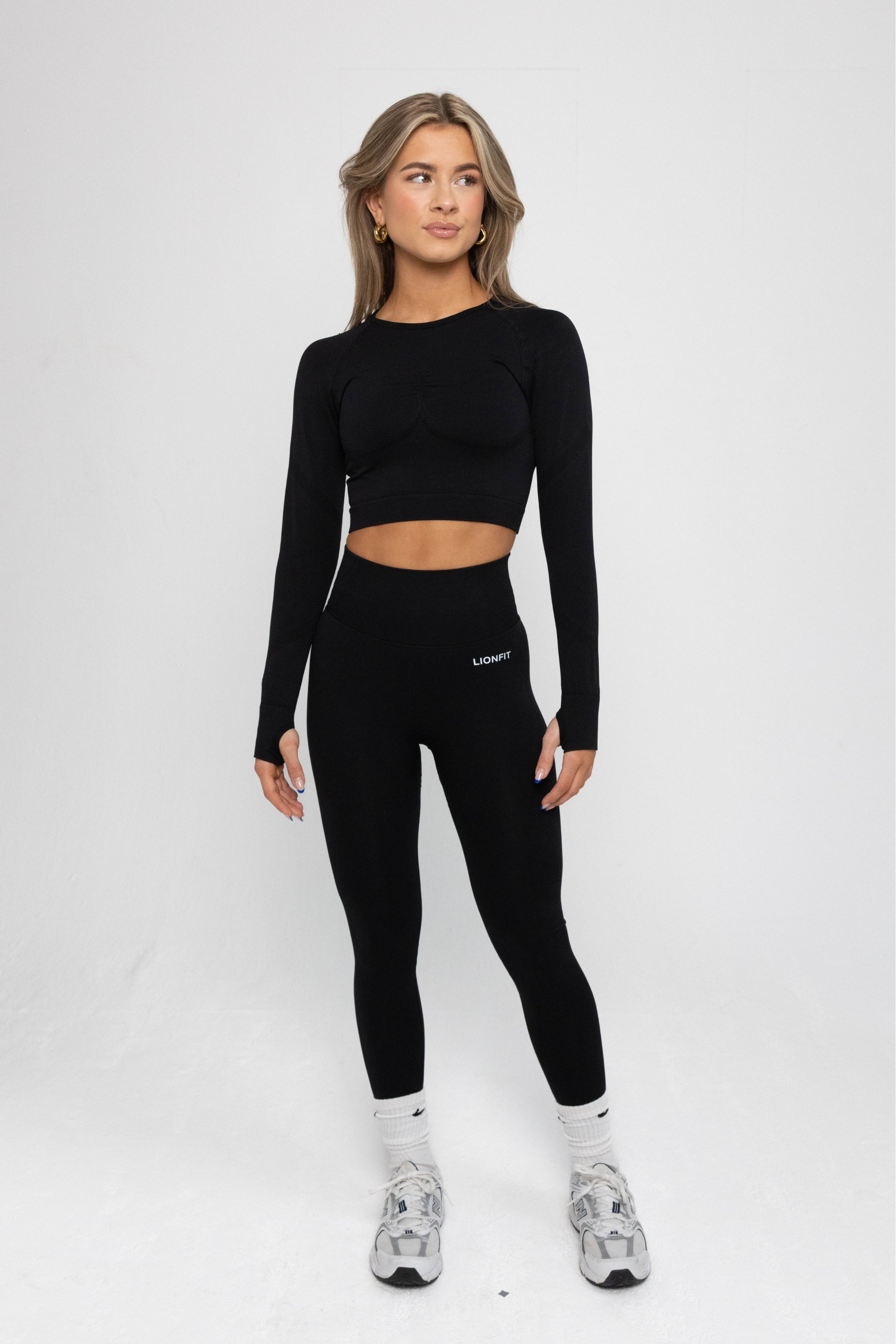 Lionfit Nala Seamless Longsleeve Top Black 