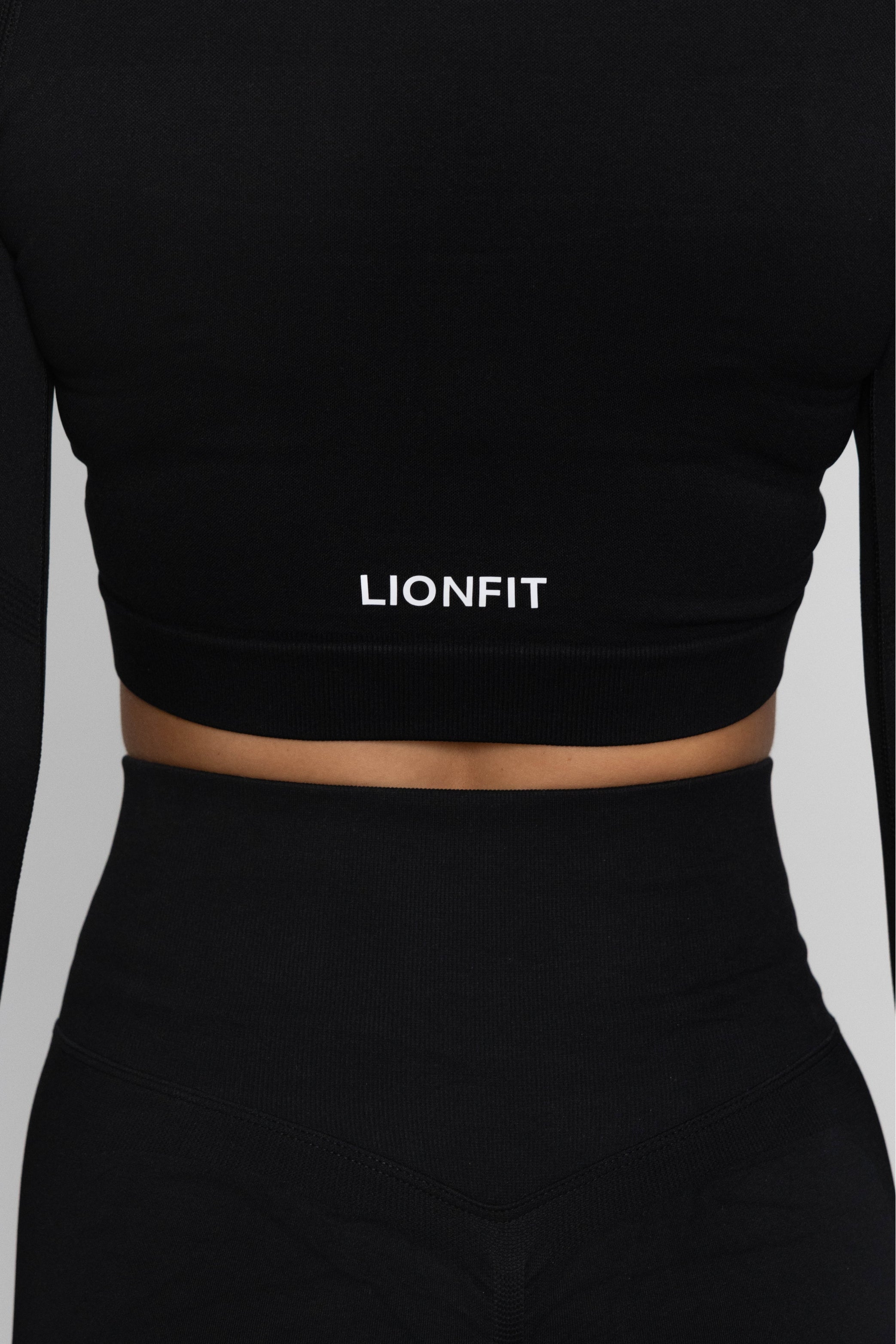 Lionfit Nala Seamless Longsleeve Top Black 