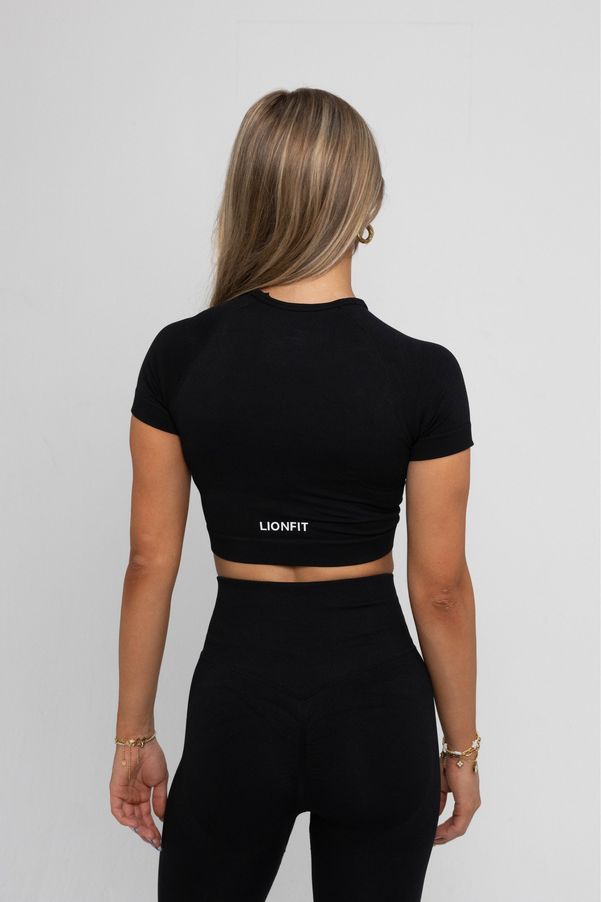 Lionfit Nala Seamless Shortsleeve Top Black